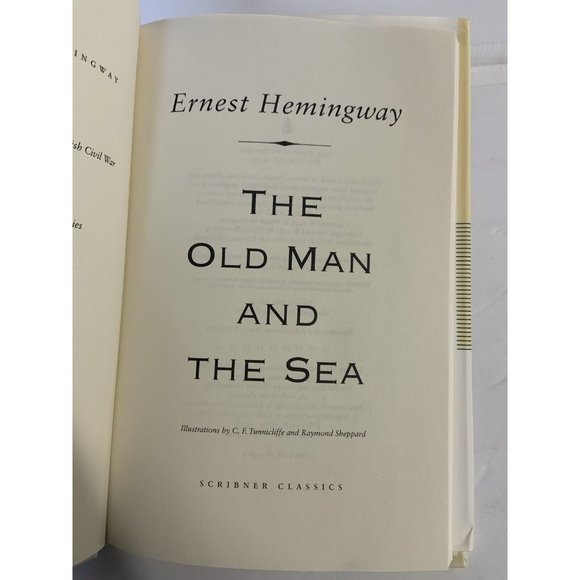 Ernest Hemingway THE OLD MAN AND THE SEA Brand New Edition Hemingway House HB DJ - Picture 3 of 6